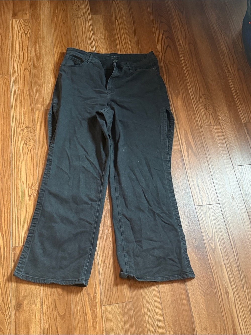 Women’s Black  Jeans with slits on the side